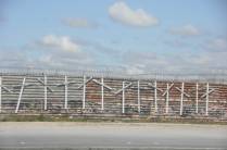 O muro que separa Tijuana, no México, de San Diego, nos Estados Unidos